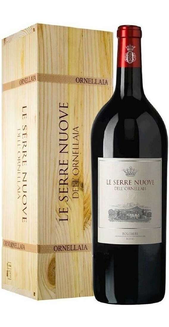 Doppio Magnum 3 Litri Bolgheri Le Serre Nuove dell'Ornellaia DOC in Cassa Legno