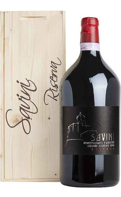 Doppio Magnum 3 Litri Montepulciano D'Abruzzo Colline Teramane DOCG in Cassa Legno [Fattoria Giuseppe Savini]
