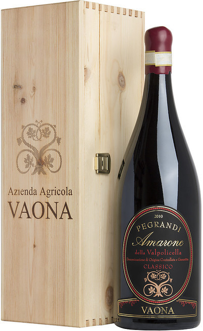 Double Magnum 3 Liters Amarone "Pegrandi" in Wooden Box