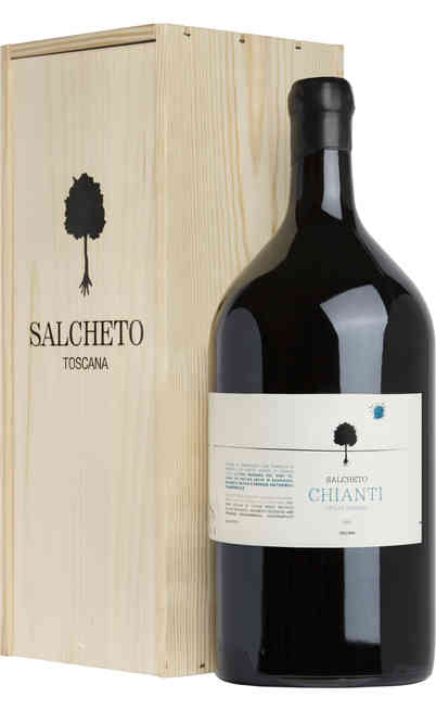 Double Magnum 3 Liters Chianti Colli Senesi DOCG BIO in Wooden Box