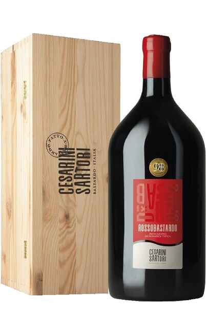 Double Magnum 3 Liters Umbria Rosso Rossobastardo in wooden case [Cesarini Sartori]