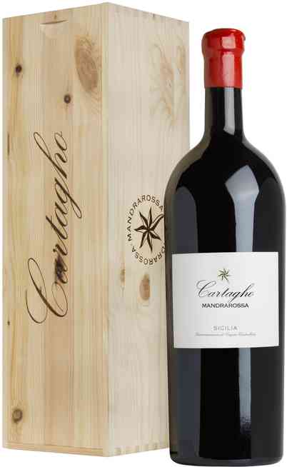 Double Magnum 3 Litres Nero d'Avola "Cartagho" DOC en Caisse Bois