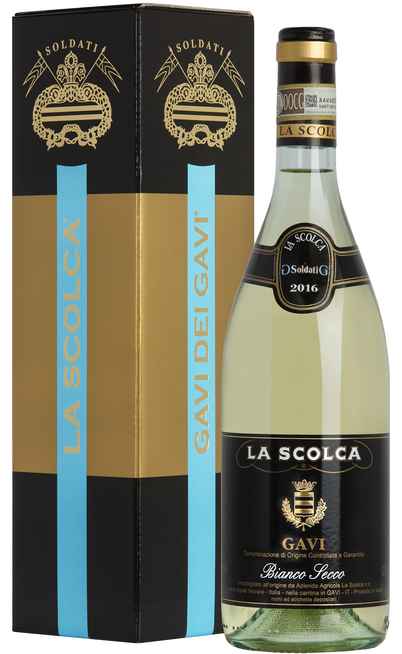 Gavi dei Gavi „Black Label“ DOCG verpackt [LA SCOLCA]