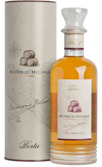 Gereifter Grappa „BEYOND THE DILIDIA“, verpackt