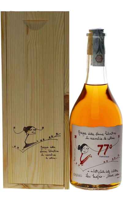 Grappa "81° Fiammifero" in Cassa Legno [ROMANO LEVI]