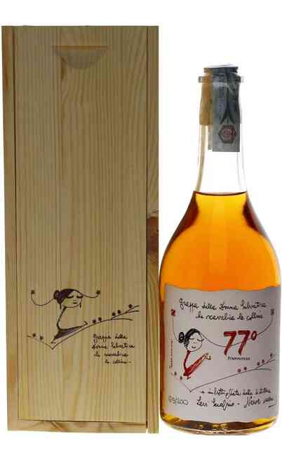 Grappa "81° Fiammifero"  in Wooden Box
