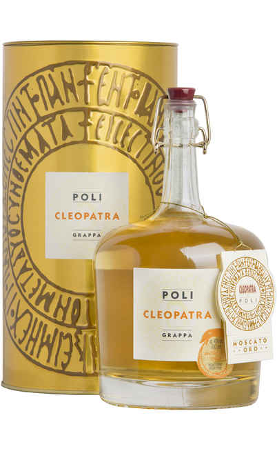 Grappa "Cleopatra Moscato Oro" Astucciata [Poli]