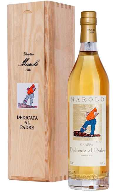 Grappa DEDICATA AL PADRE in Cassa Legno [MAROLO]