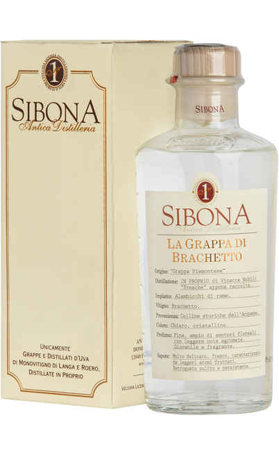 Grappa di Brachetto "Bianca" Astucciata [Sibona]