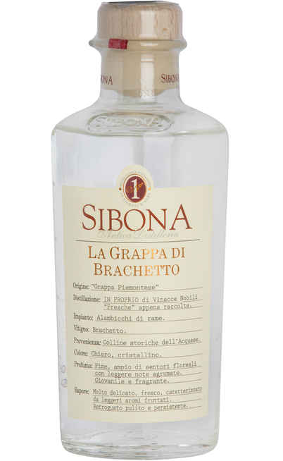 Grappa di Brachetto "Bianca" [Sibona]