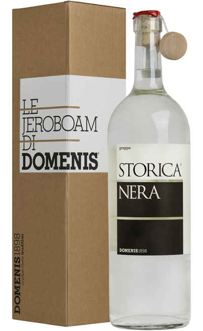 Grappa Doppio Magnum 3 Litri DOMENIS Storica Nera in Astuccio [DOMENIS1898]