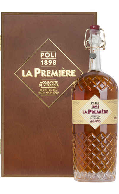 Grappa "LA PREMIERE" in Cassa Legno [Poli]