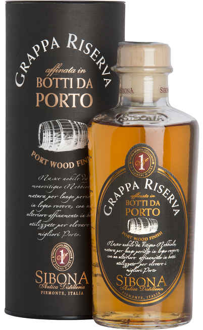 Grappa RISERVA "Invecchiata in Botti da Porto" Astucciata [Sibona]