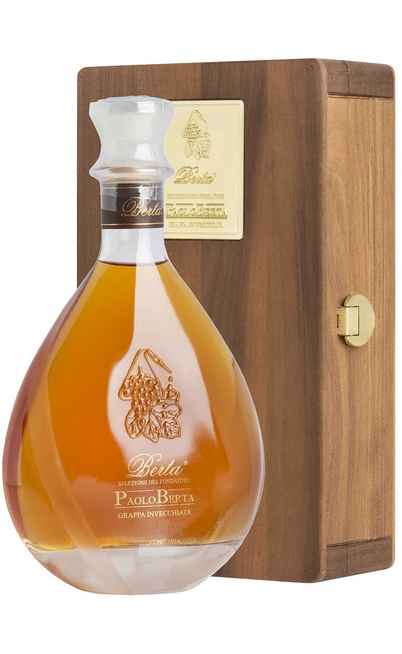 Grappa "SELEZIONE DEL FONDATORE" Paolo Berta Millesimata In Cassa Legno [Berta]