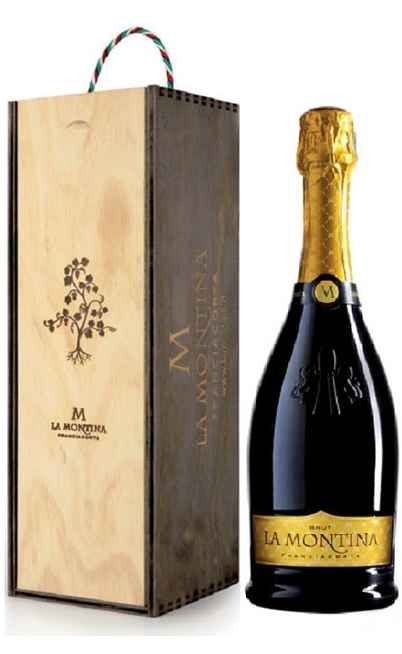 Jeroboam 3 Liter Franciacorta Brut in Holzkiste [LA MONTINA]