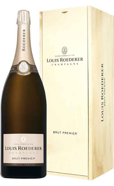 Jeroboam 3 Liters Champagne Brut AOC "Collection 244 in Wooden Box [LOUIS ROEDERER]