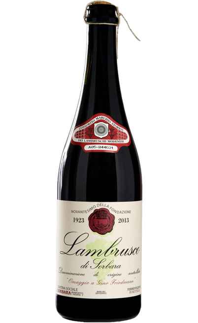 Lambrusco di Sorbara Fermentazione Naturale "Omaggio a Gino Friedmann" DOC [CANTINA DI CARPI E SORBARA]