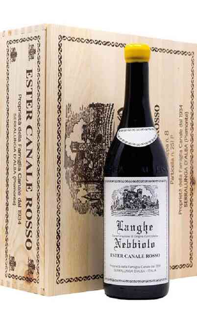 Langhe Nebbiolo ESTER CANALE ROSSO DOC en Caisse Bois