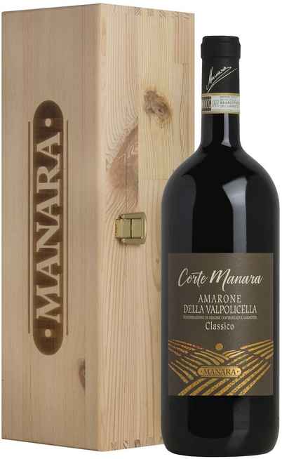 Magnum 1,5 Liter Amarone della Valpolicella „Corte Manara“ DOCG in Holzkiste [Manara]