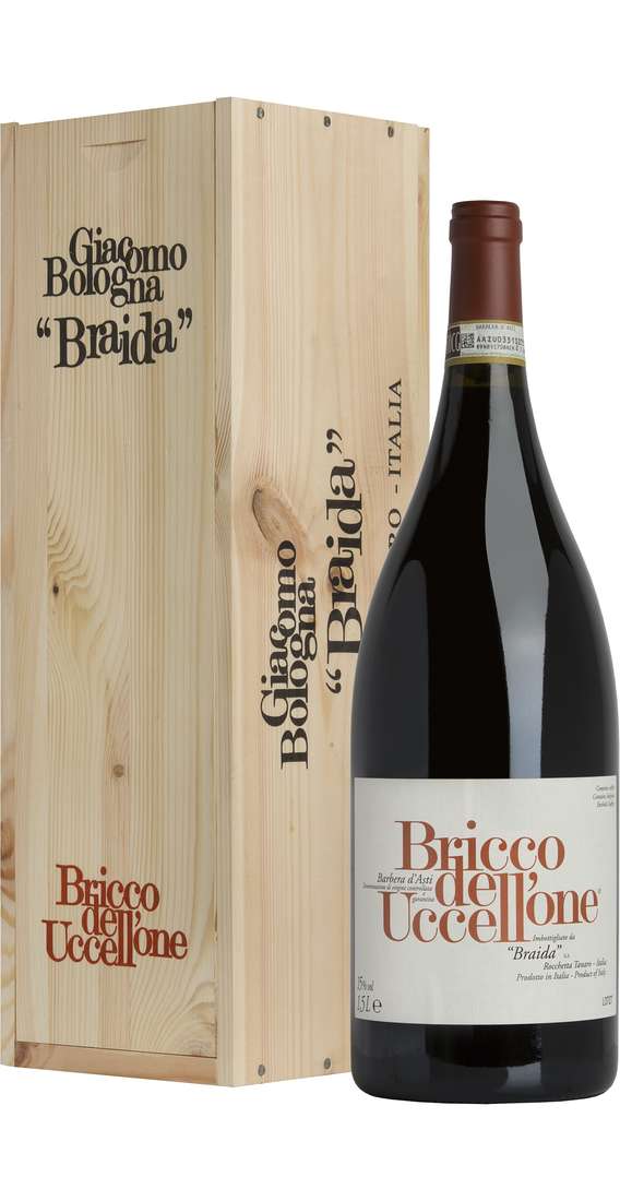 Magnum 1,5 Liter Barbera d'Asti „Bricco dell'Uccellone“ DOCG in Holzkiste