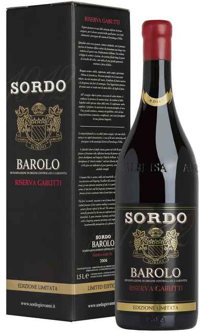 Magnum 1,5 Liter Barolo RESERVE Gabutti 2006 DOCG Limited Edition im Etui [Sordo]