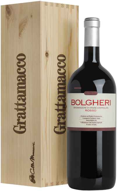 Magnum 1,5 Liter Bolgheri Rosso DOC BIO in Holzkiste [Grattamacco]