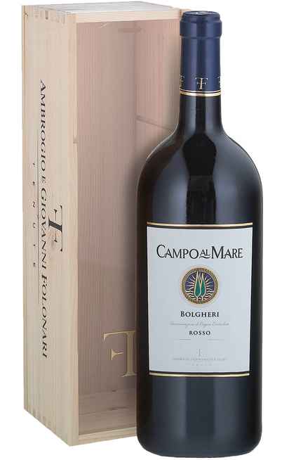 Magnum 1,5 Liter Bolgheri Rosso Tenuta Campo al Mare DOC in Holzkiste [FOLONARI]