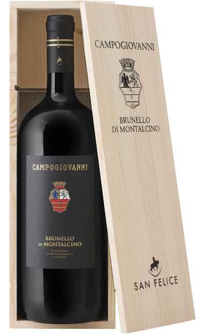 Magnum 1,5 Liter Brunello di Montalcino „CAMPOGIOVANNI“ 2016 DOCG in Holzkiste [SAN FELICE]