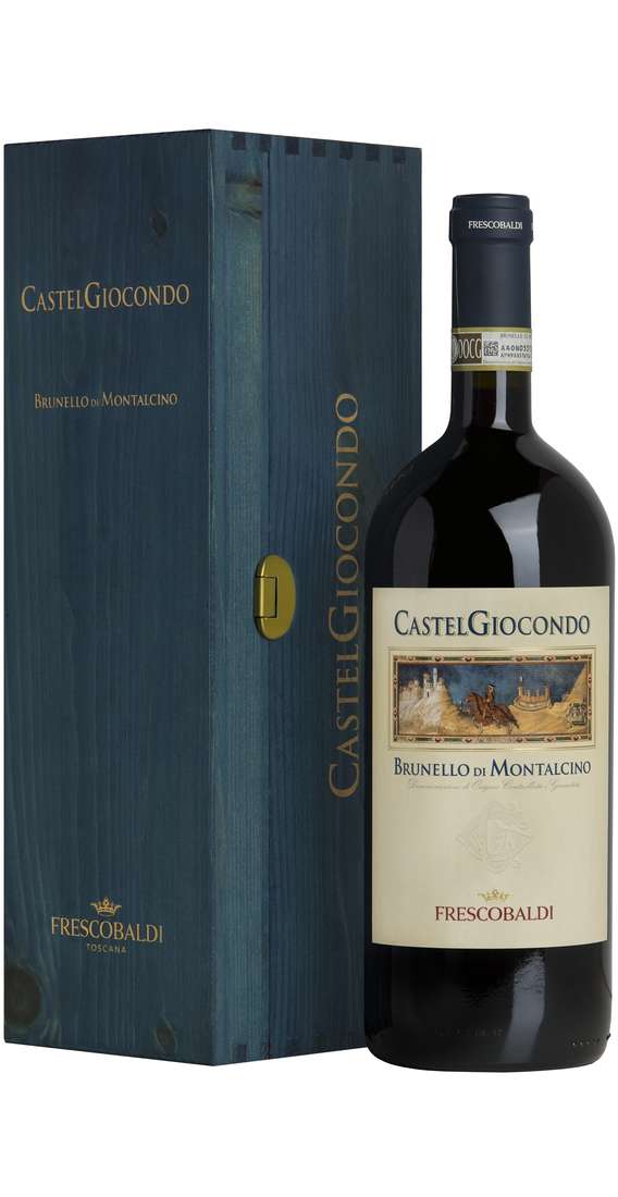 Magnum 1,5 Liter Brunello di Montalcino „CASTELGIOCONDO“ DOCG in Holzkiste