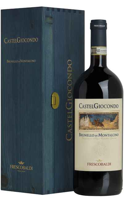 Magnum 1,5 Liter Brunello di Montalcino „CASTELGIOCONDO“ DOCG in Holzkiste [CASTELGIOCONDO FRESCOBALDI]