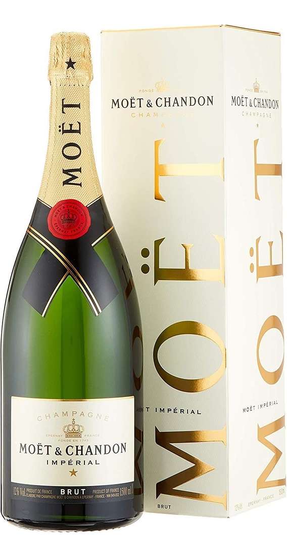 Magnum 1,5 Liter Champagner "MOET IMPERIAL" Verpackt
