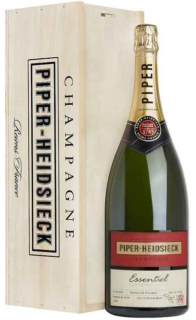 Magnum 1,5 Liter Champagner „Essentiel“ Piper-Heidsieck Brut in Holzkiste [PIPER-HEIDSIECK]
