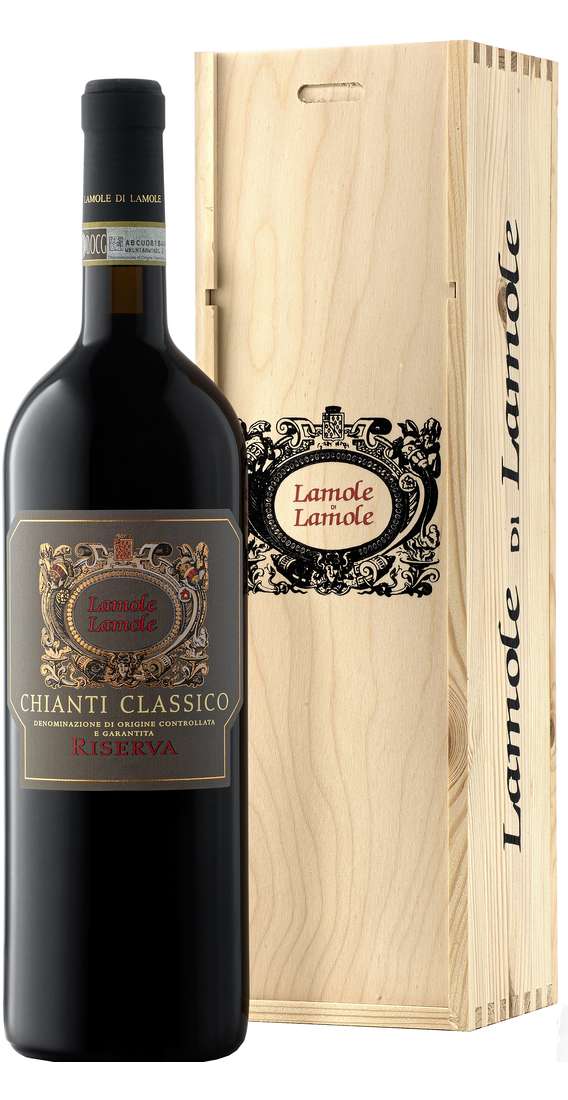 Magnum 1,5 Liter Chianti Classico Riserva LAREALE DOCG in Holzkiste