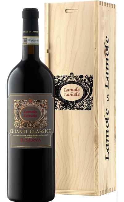Magnum 1,5 Liter Chianti Classico Riserva LAREALE DOCG in Holzkiste [Lamole di Lamole Santa Margherita]
