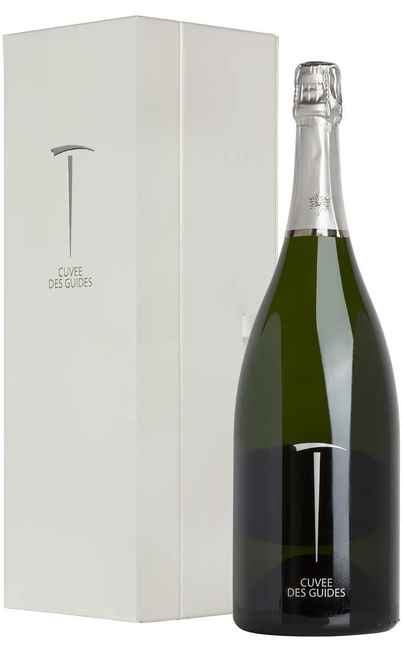 Magnum 1,5 Liter Cuvee Des Guides Brut Nature in Holzkiste [Cave Mont Blanc]