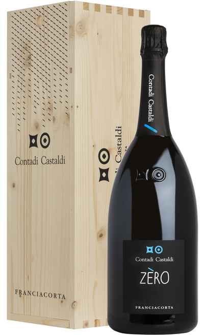 Magnum 1,5 Liter Franciacorta Dosage Zero DOCG in Holzkiste [Contadi Castaldi]