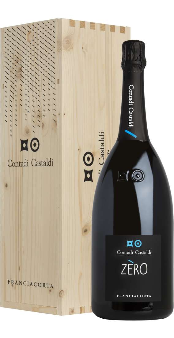 Magnum 1,5 Liter Franciacorta Dosaggio Zero DOCG in Holzkiste