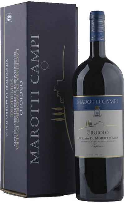 Magnum 1,5 Liter Lacrima di Morro d'Alba Superiore „Orgiolo“ DOC verpackt [MAROTTI CAMPI]