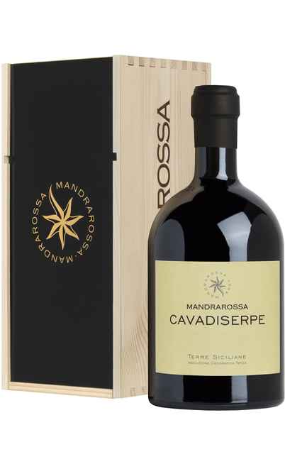 Magnum 1,5 Liter Merlot - Alicante Bouschet „Cavadiserpe“ in Holzkiste [Mandrarossa]