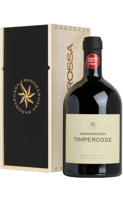 Magnum 1,5 Liter Petit Verdot „Timperisse“ in Holzkiste [Mandrarossa]