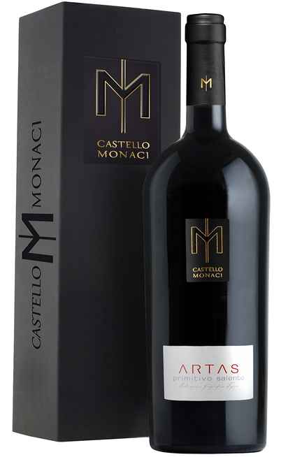 Magnum 1,5 Liter Primitivo Salento ARTAS verpackt [CASTELLO MONACI]