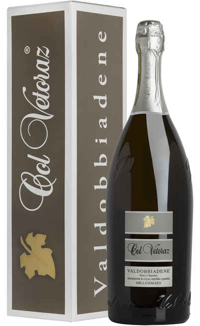 Magnum 1,5 Liter Prosecco Superiore Millesimato Dry DOCG verpackt [Col Vetoraz]