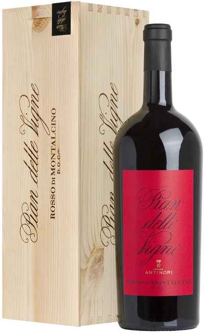 Magnum 1,5 Liter Rosso di Montalcino „Pian delle Vigne“ DOC in Holzkiste [Antinori]