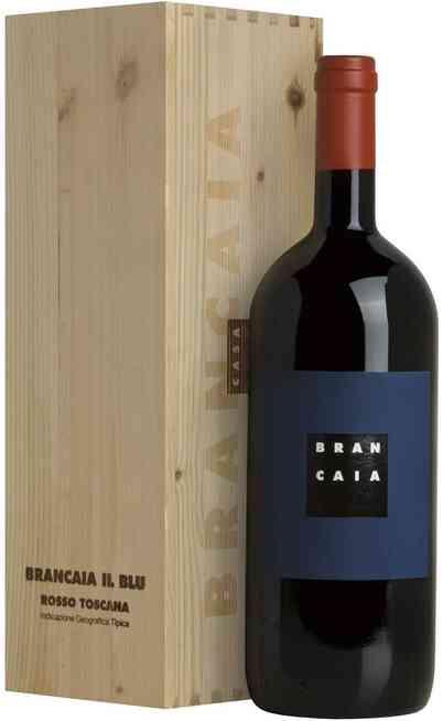 Magnum 1,5 Liter Rosso Toscana „IL BLU“ 2021 in Holzkiste