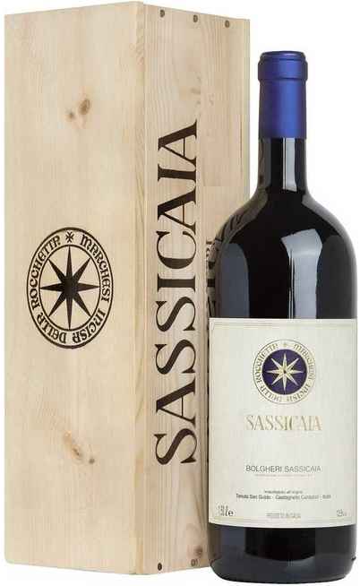 Magnum 1,5 Liter Sassicaia 2020 in Holzkiste [Tenuta San Guido]