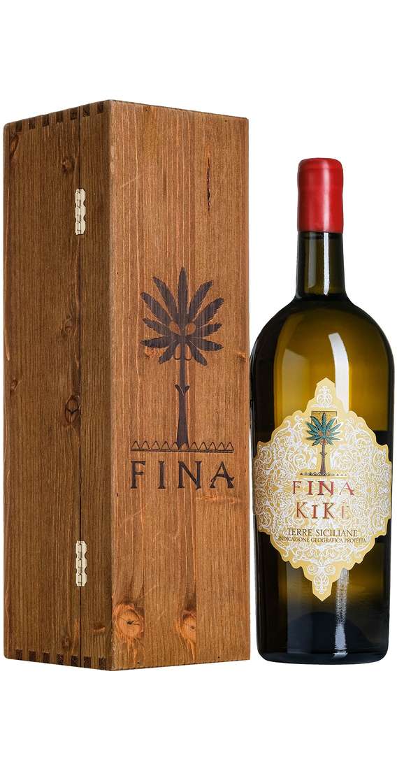 Magnum 1,5 Liter Terre Siciliane KIKÉ in Holzkiste