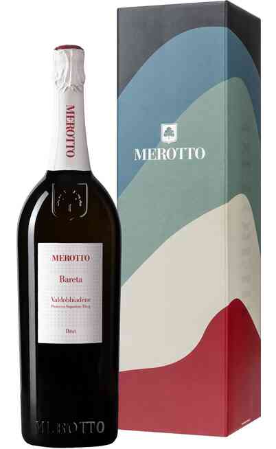 Magnum 1,5 Liter Valdobbiadene Prosecco Superiore Brut „Bareta“ DOCG verpackt