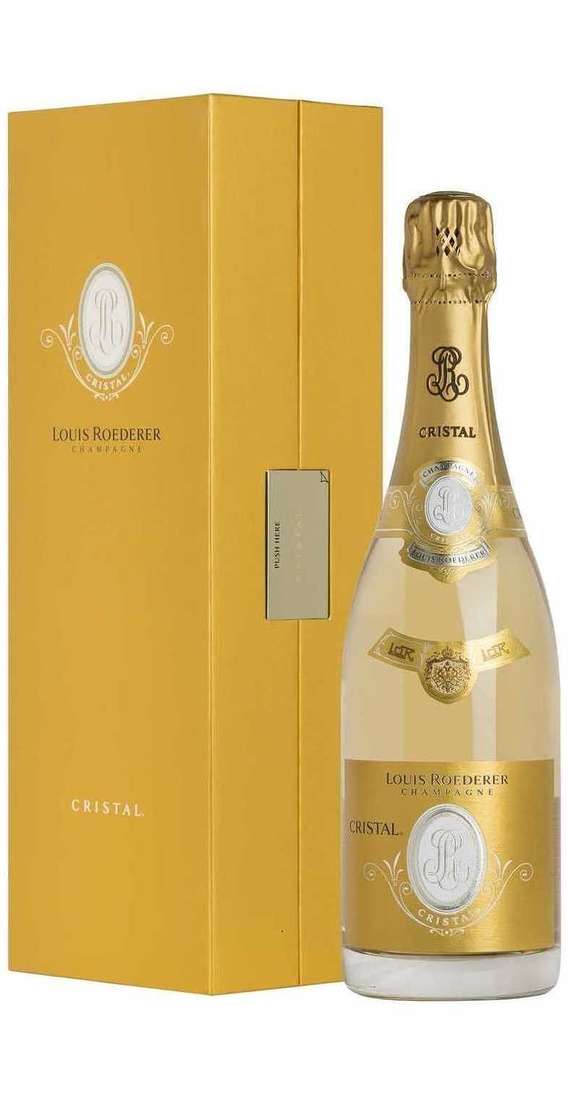 Magnum 1,5 Liter „Cristal“ 2008 Champagne Brut in Holzkiste
