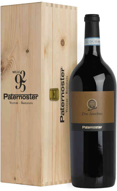 Magnum 1,5 Liters Aglianico del Vulture "DON ANSELMO" DOC In Wooden Box Magnum 1,5 Liters Aglianico del Vulture "DON ANSELMO" DOC In Wooden Box