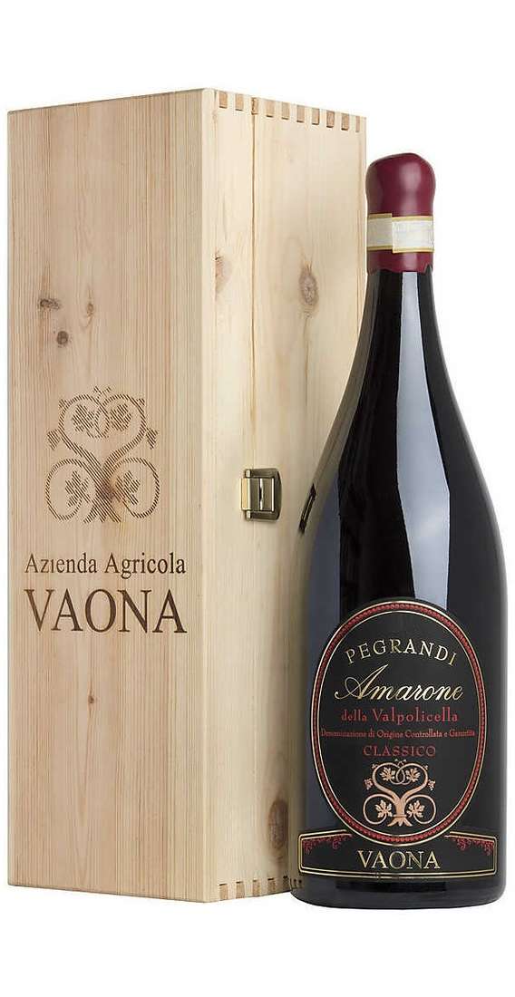 Magnum 1,5 Liters Amarone della Valpolicella Classico "Pegrandi" DOCG 2016 in Wooden Box